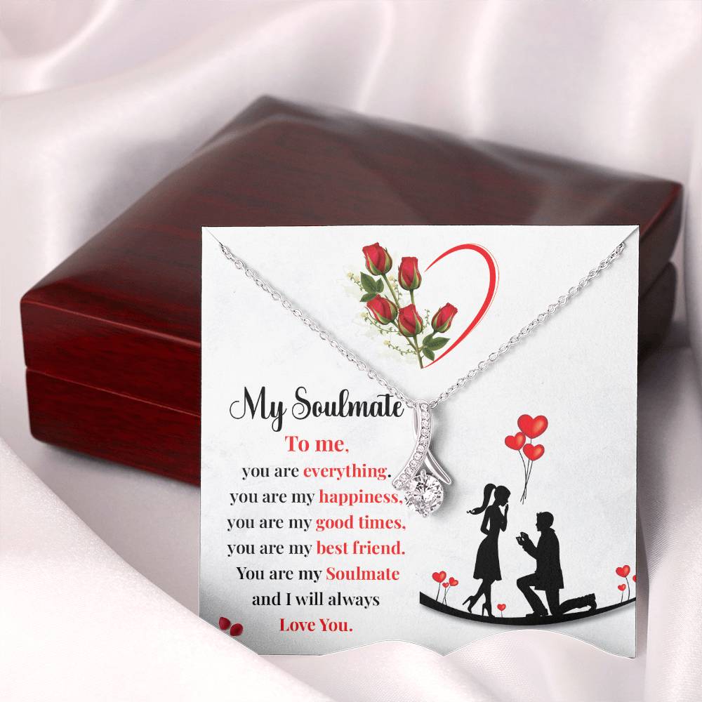 Proposal Gift Necklace for Soulmate with Love Card