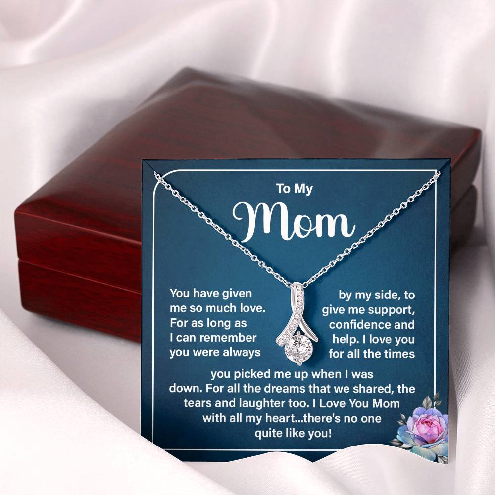 Mother Necklace Gift from Daughter with Gift Box