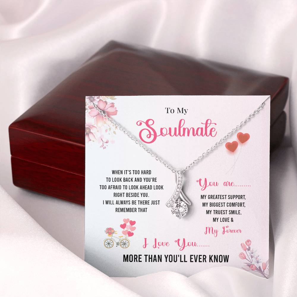 Comfort Necklace Gift for Soulmate with Love Card