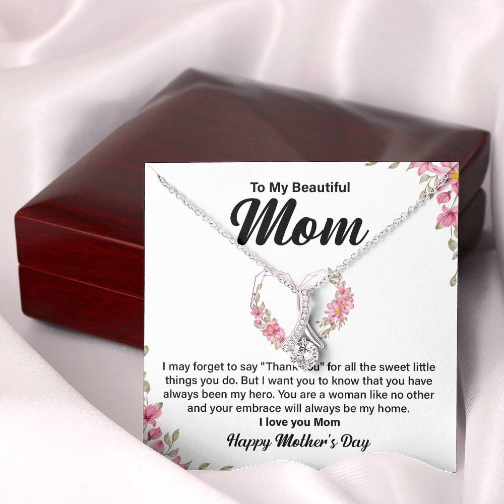 Beautiful Mom Gift for Mother’s Day with Card