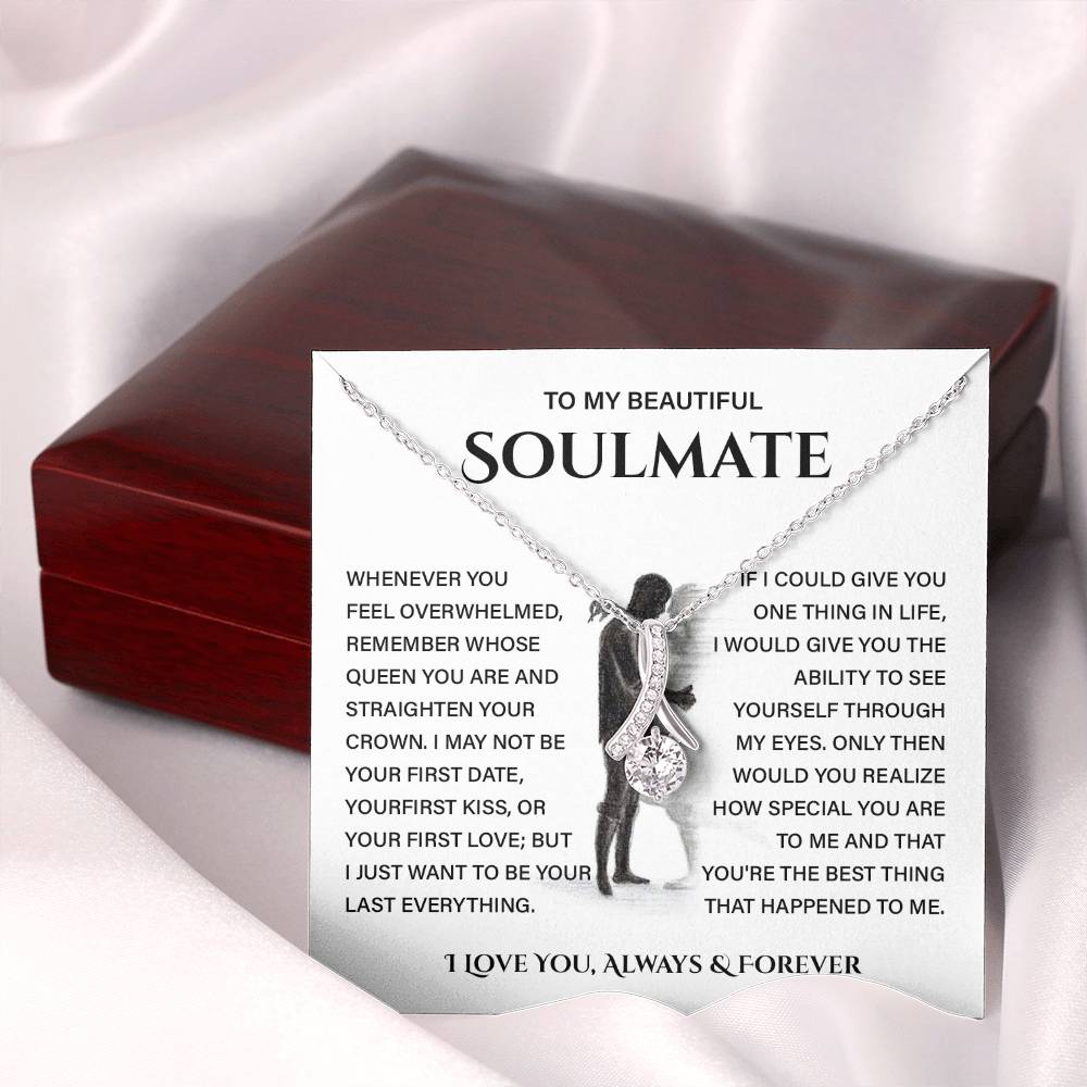 Soulmate Necklace Gift for Her – with Gift Box