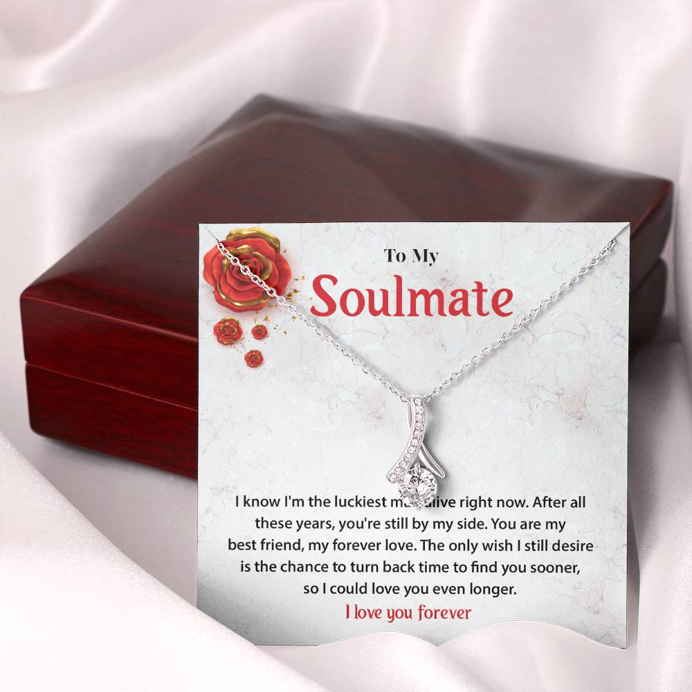 Forever Love Soulmate Necklace Gift for Wife or Girlfriend
