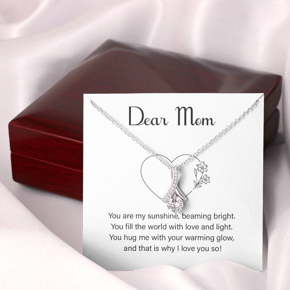 Meaningful Necklace For Mom With Message Card & Gift Box