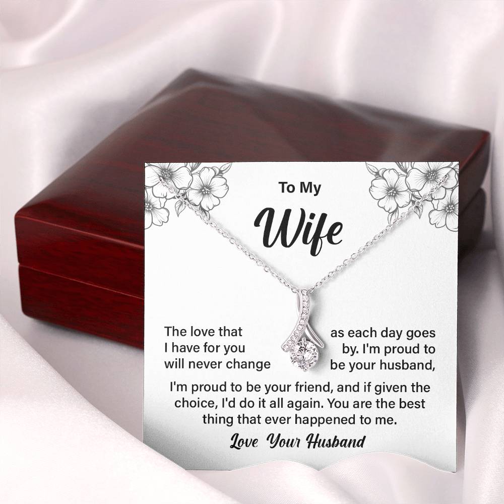 Necklace Gift for Wife from Husband with Gift Box