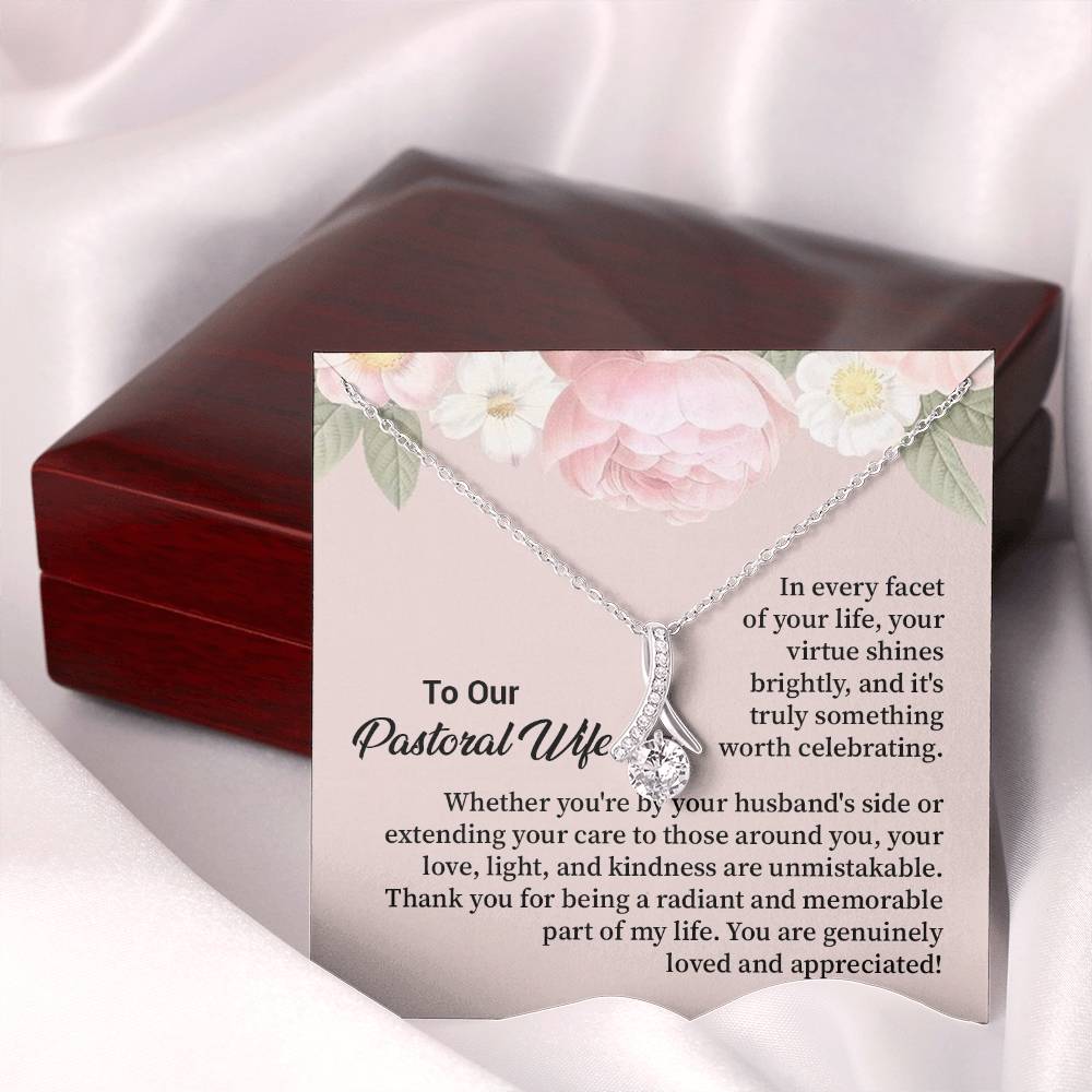 Christian Gift for Pastor’s Wife – Necklace & Message