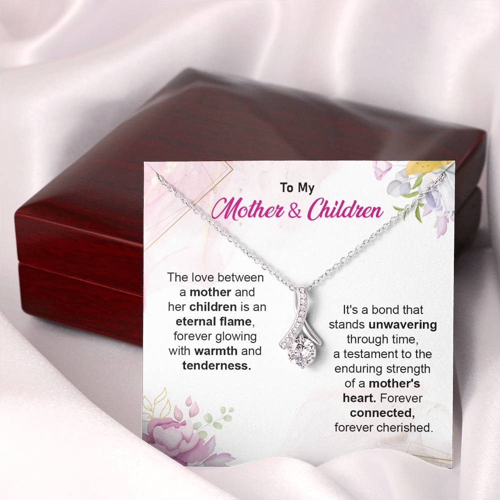 Mother & Children Bond Necklace Gift Box
