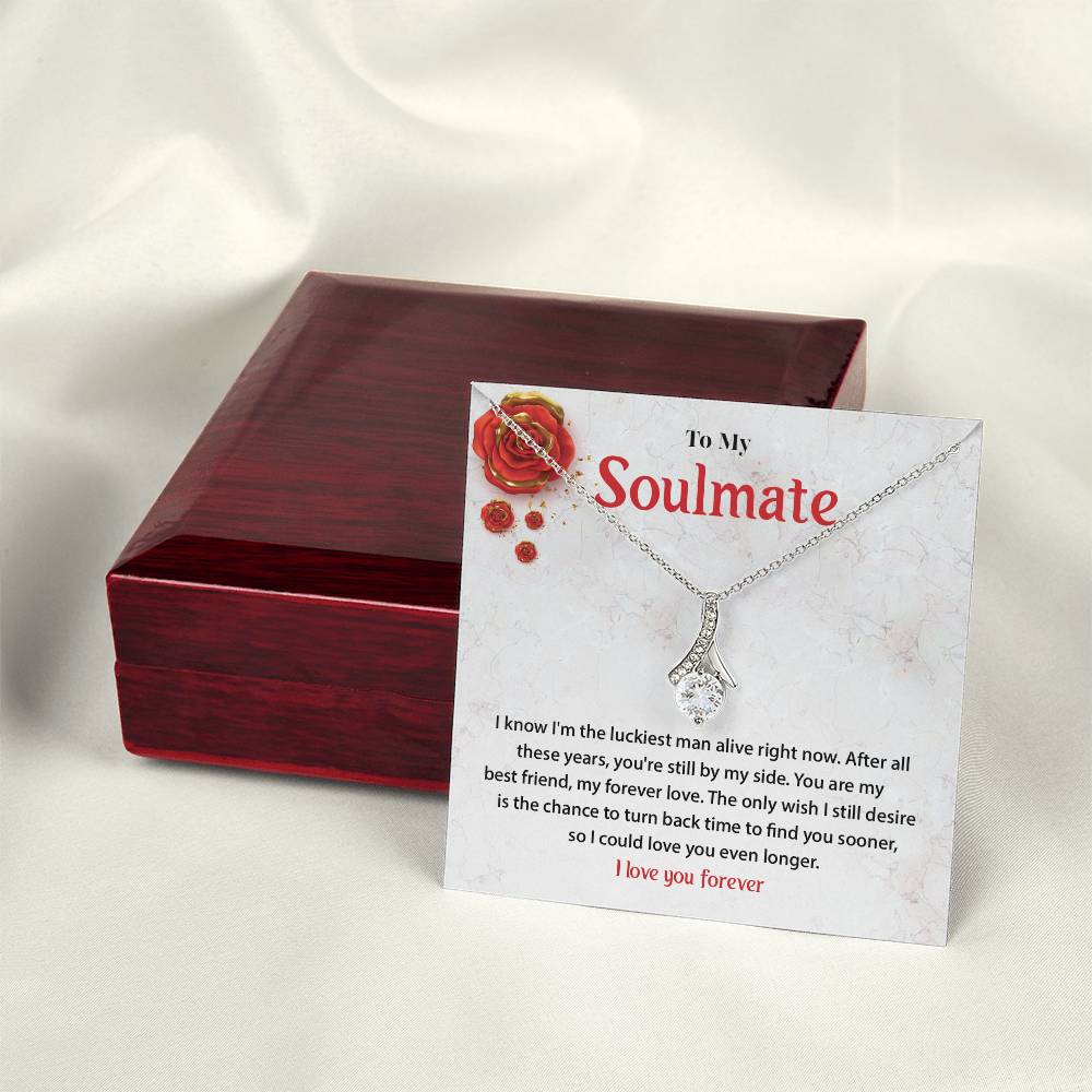 Forever Love Soulmate Necklace Gift for Wife or Girlfriend