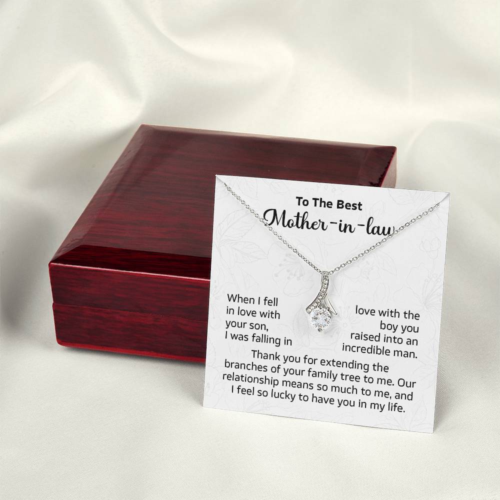 Mother-in-Law Gift from Bride – Necklace with Gift Card