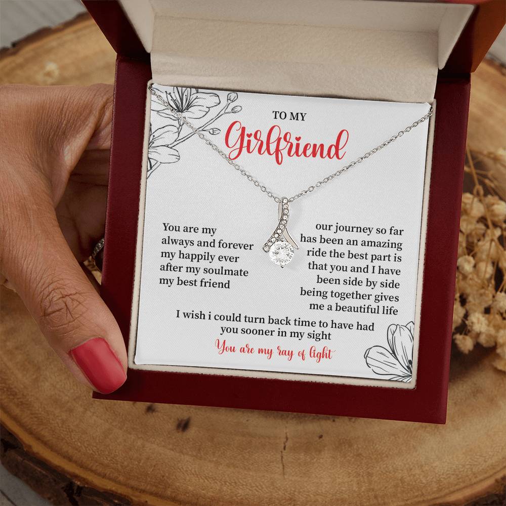 To My Girlfriend - Jewelry Gift with Message Card