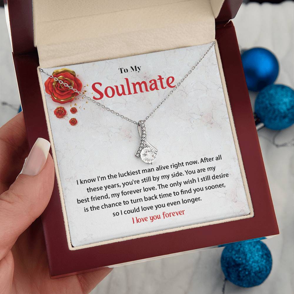 Forever Love Soulmate Necklace Gift for Wife or Girlfriend