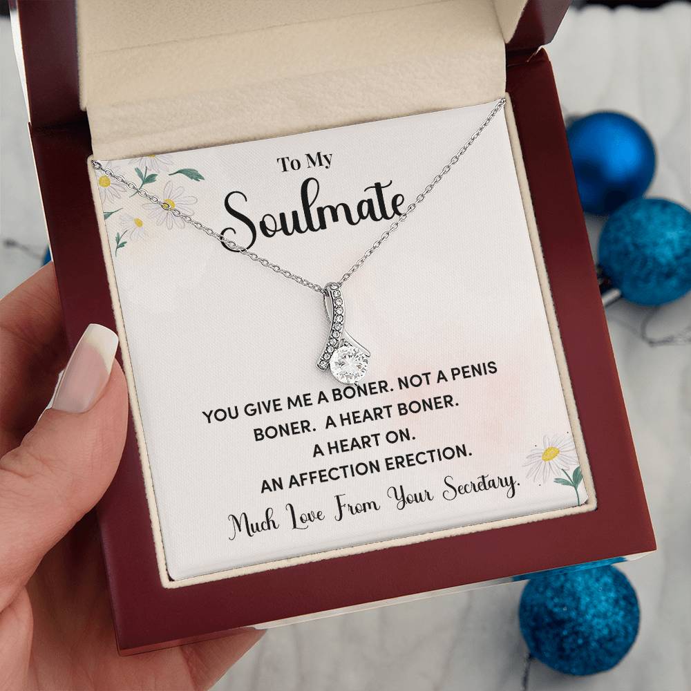 Funny Gift for Girlfriend from Secretary Necklace Box