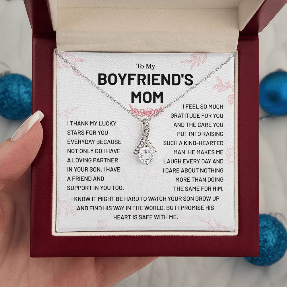 Boyfriend’s Mom Gift with Heartfelt Gratitude Message