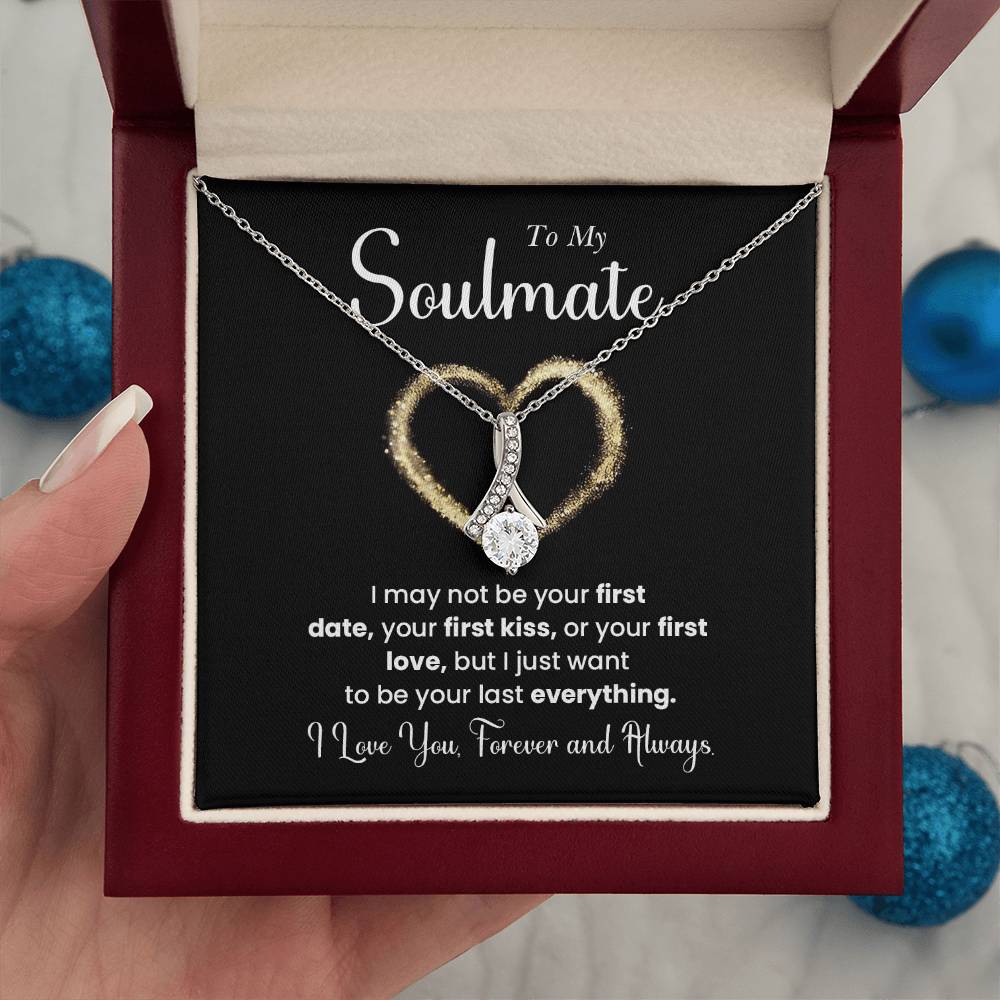 Soulmate Necklace Gift – Romantic Last Love Note