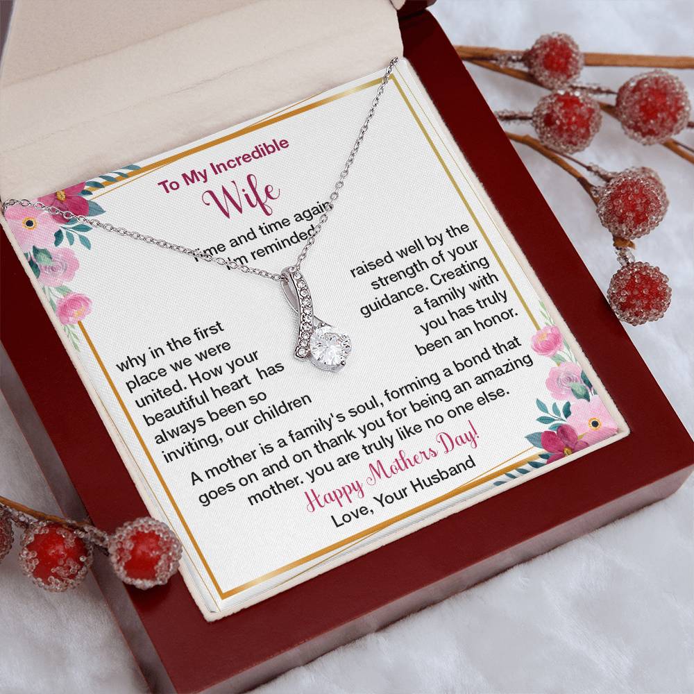 Mother’s Day Necklace Gift for Wife from Husband