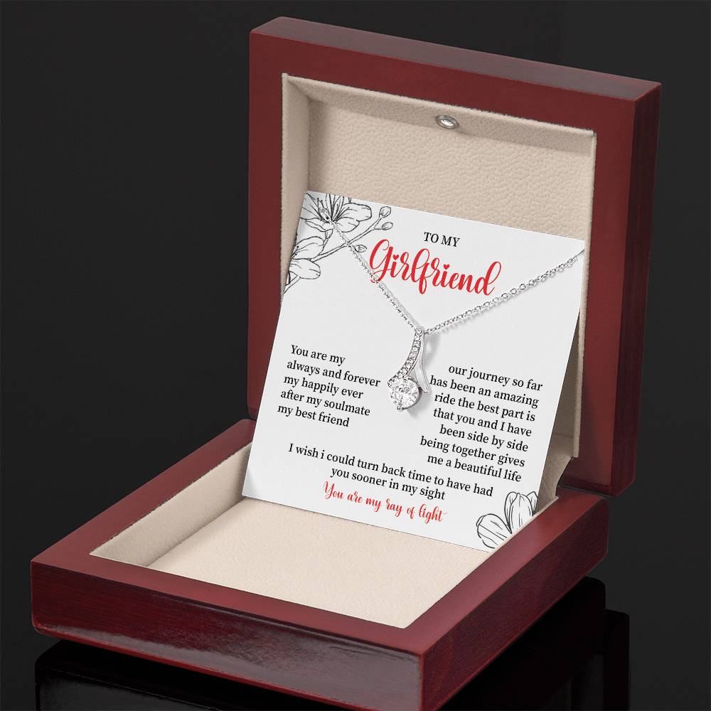 To My Girlfriend - Jewelry Gift with Message Card