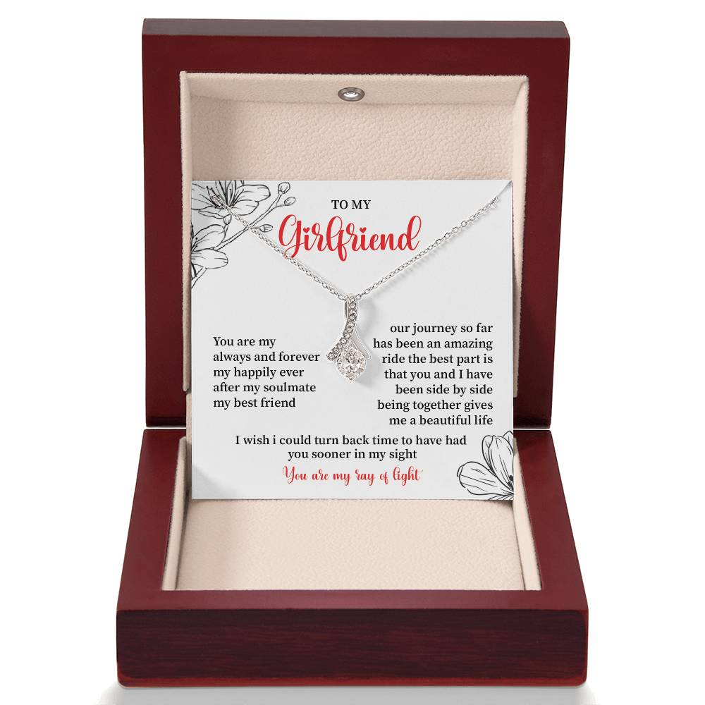 To My Girlfriend - Jewelry Gift with Message Card