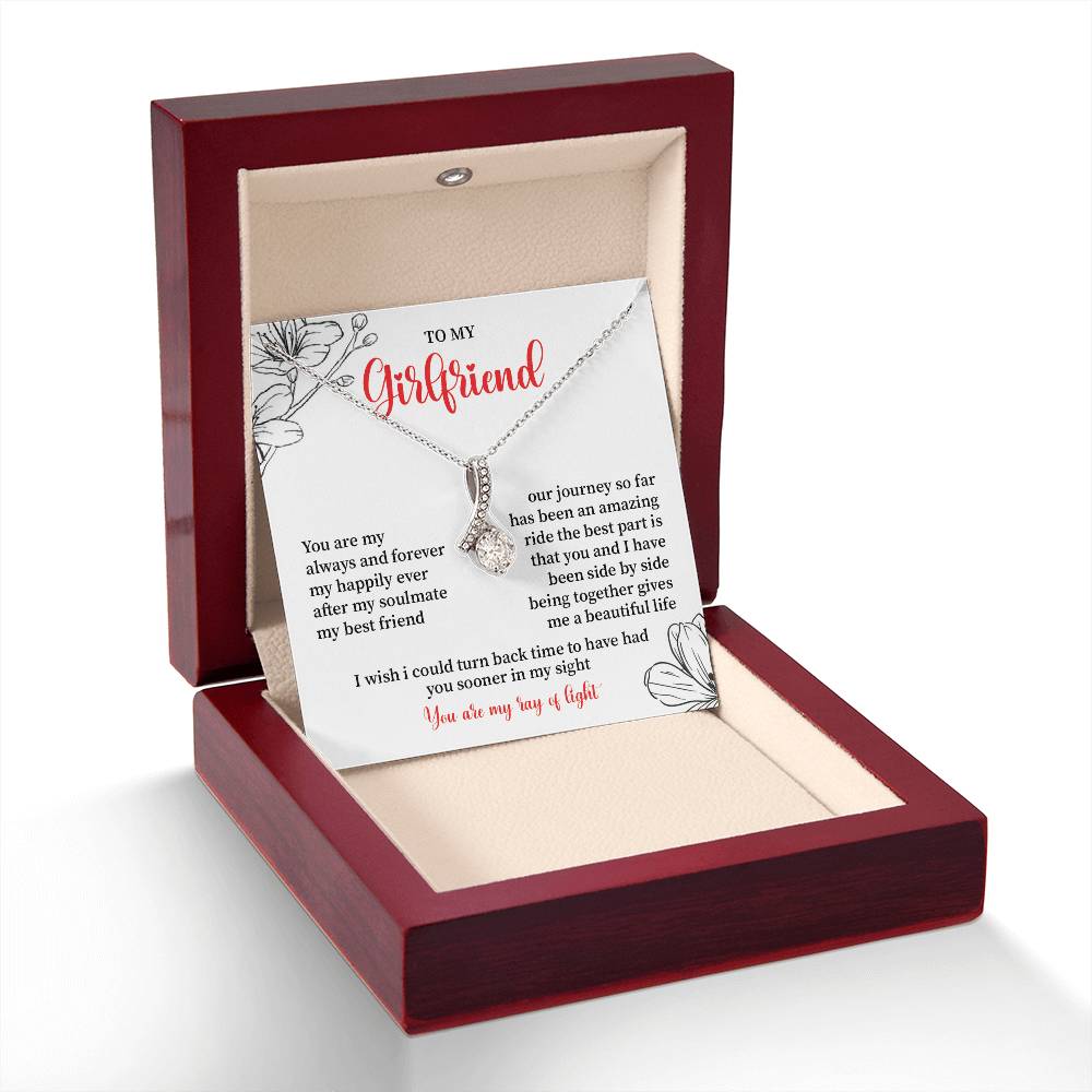 To My Girlfriend - Jewelry Gift with Message Card