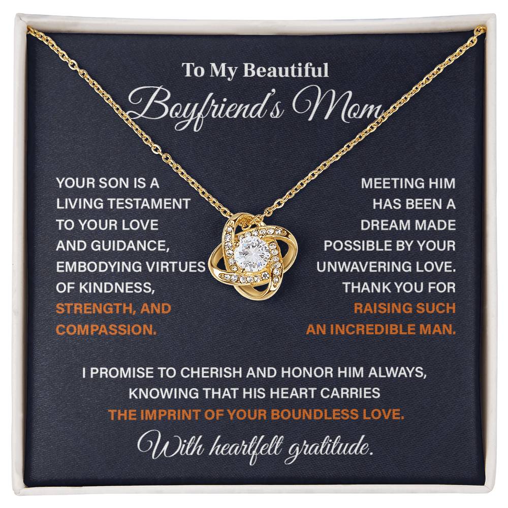 To My Boyfriend’s Amazing Mom Boyfriend’s Mom Necklace Gift Boyfriend’s Mom Tribute Necklace Mother-son Bond Necklace Unique Family Bond Necklace Special Occasion Gift For Boyfriend’s Mom Necklace For Incredible Mom Boyfriend’s Mom Appreciation Gift