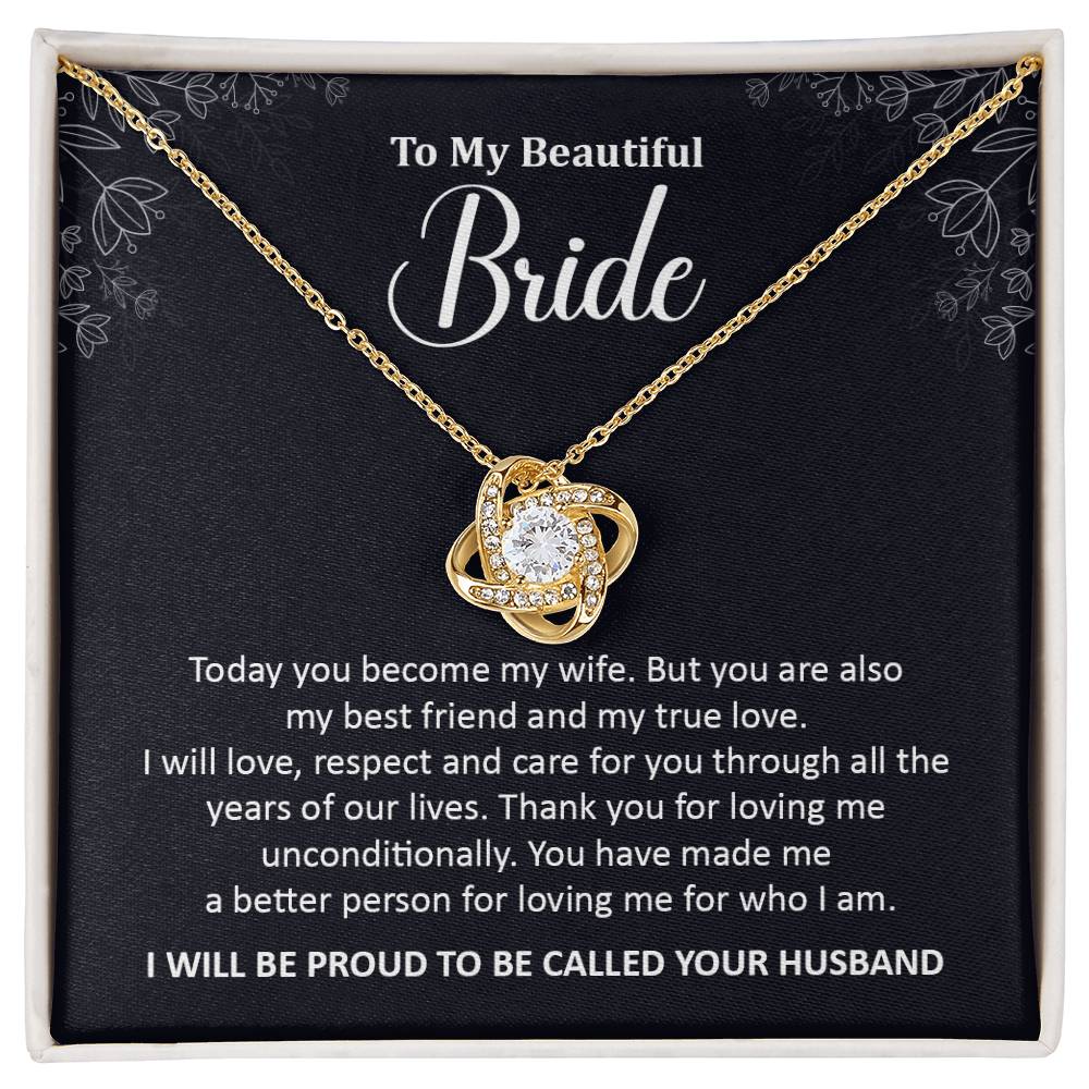 Bride Gift from Groom – Wedding Day Necklace