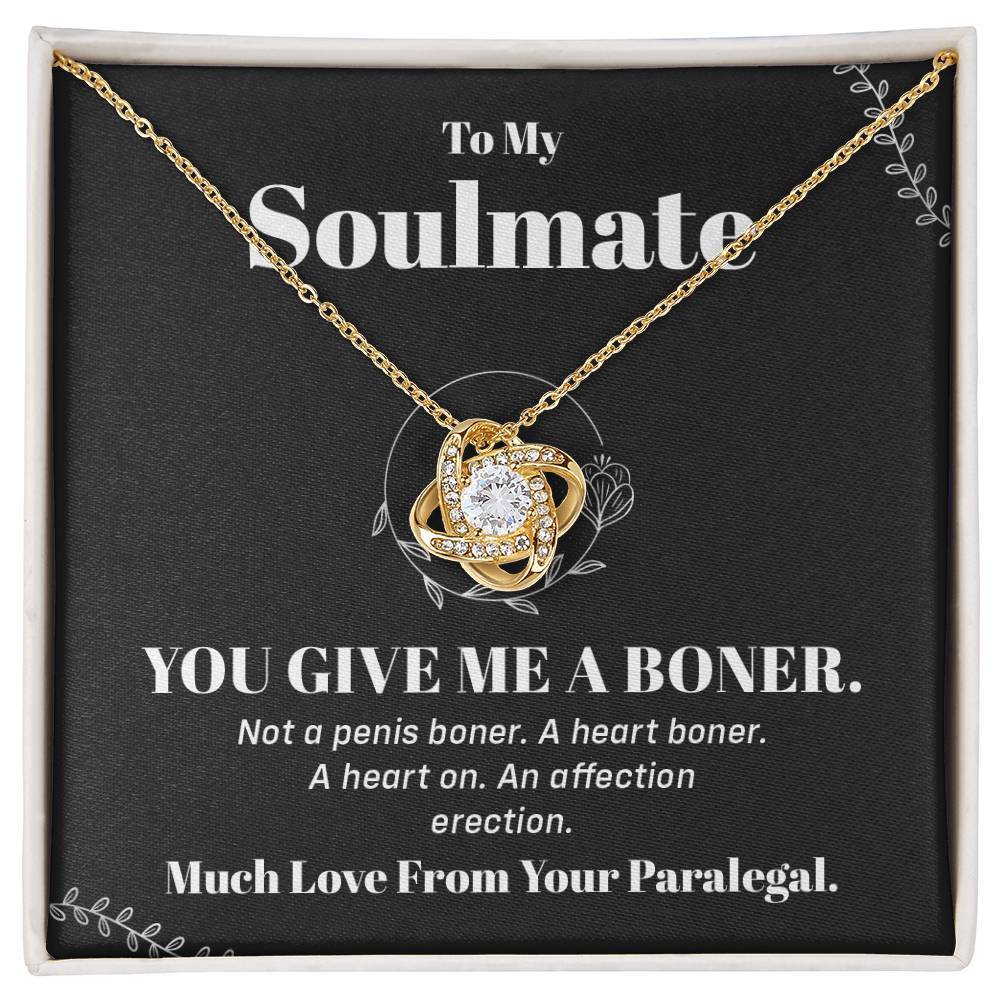 Funny Paralegal Necklace Gift for Soulmate