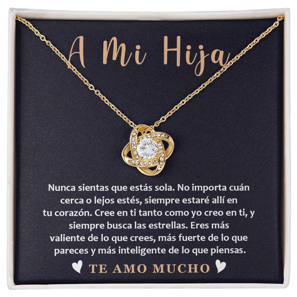 Collar A Mi Hija – Regalo con Mensaje de Amor y Motivación