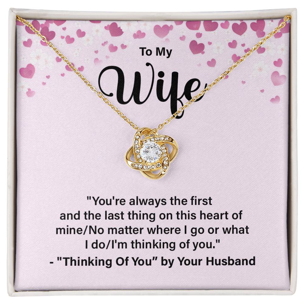 Thinking of You Wife Gift – Message Card Included
