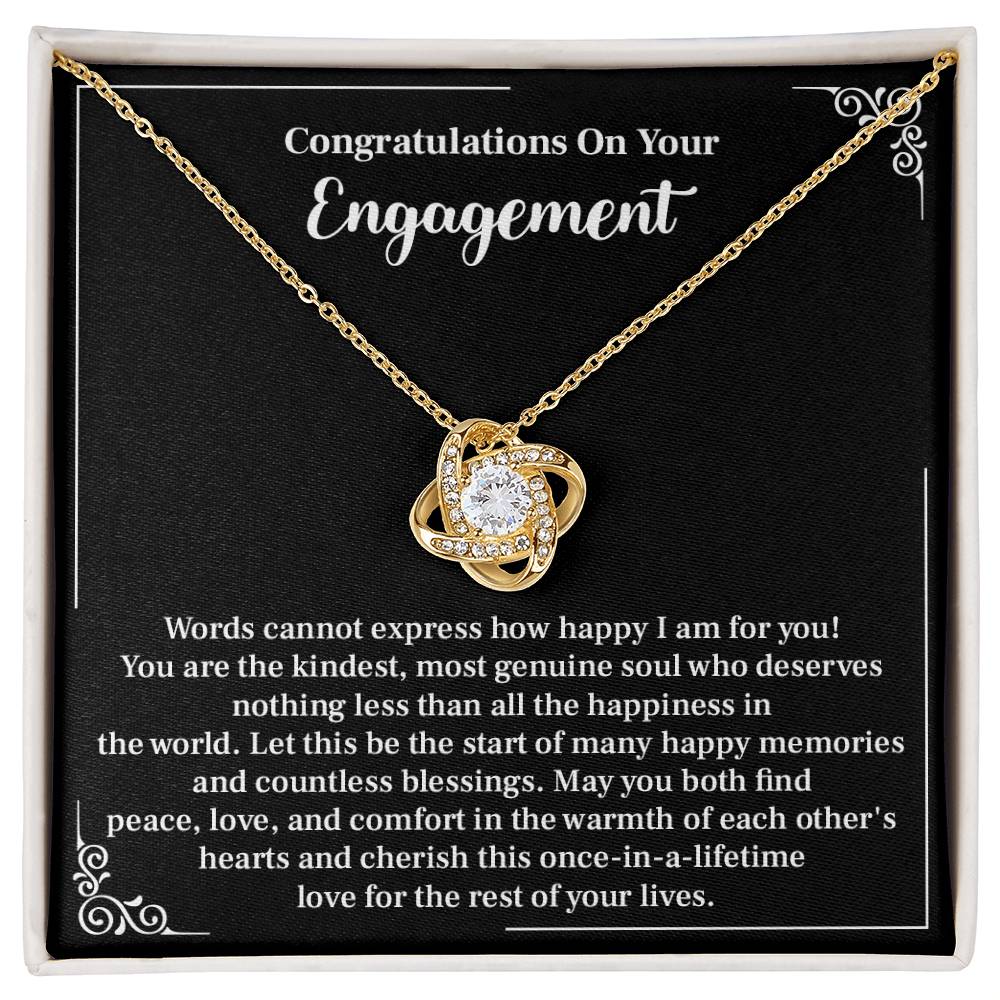 Engagement Gift Necklace – Sentimental Jewelry with Message Card