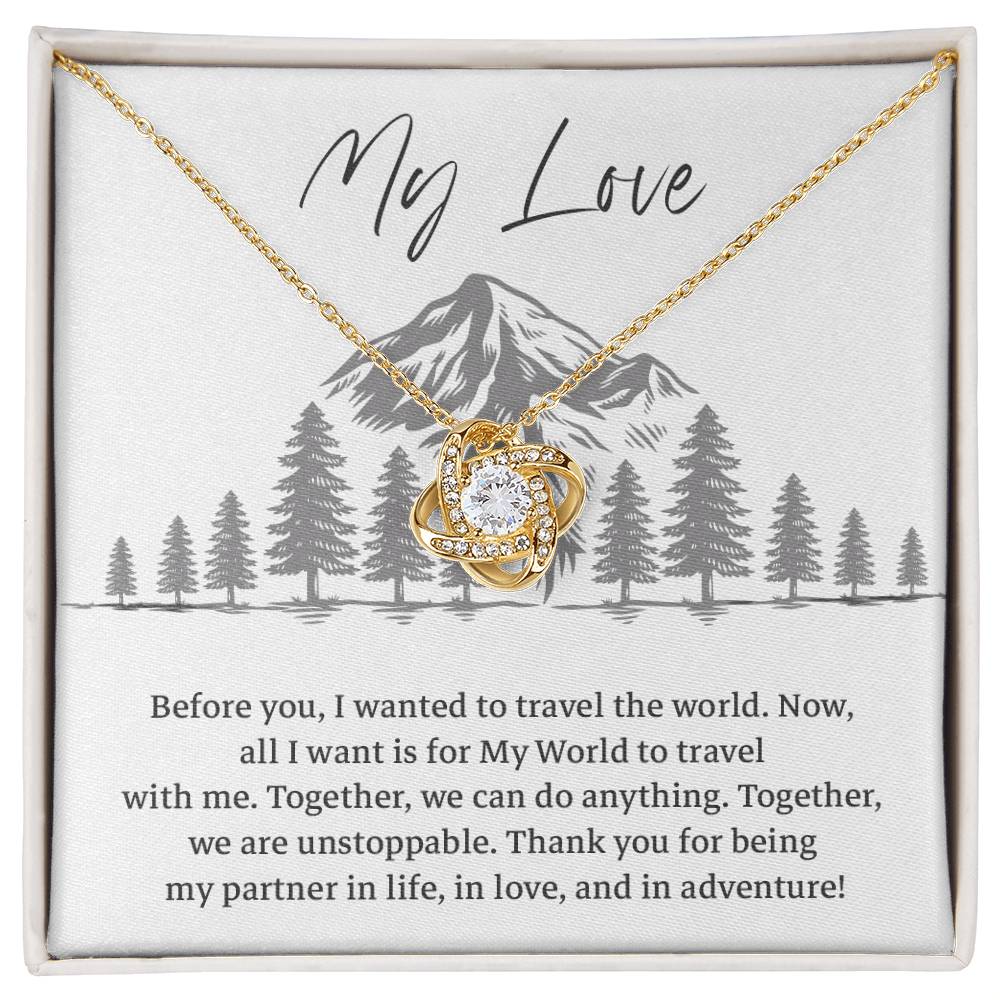 Adventure Partner Gift for My Love – Message Card Inside