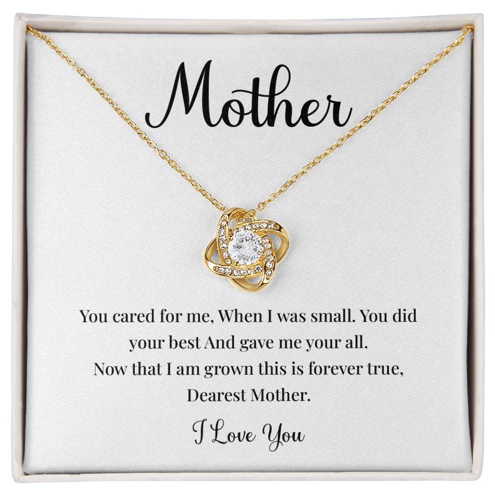 Mother Necklace Gift With Loving Pendant And Jewelry Box