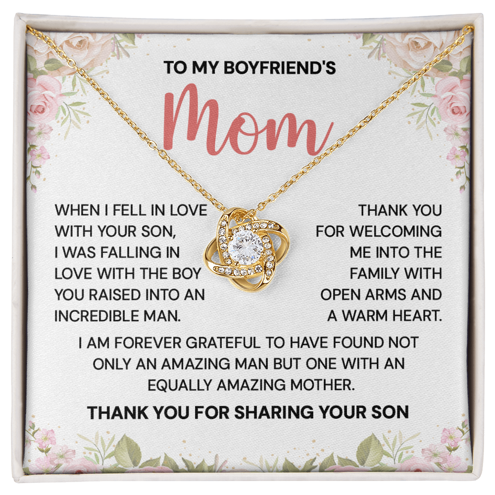Boyfriend's Mom Gift Thank You for Your Son