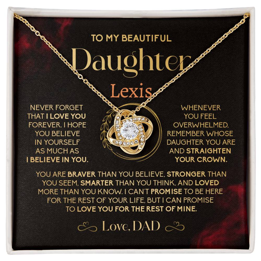 Gift from Dad to Daughter – Crown Message Card Box