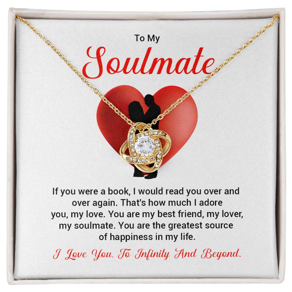 Soulmate Gift for Her – Infinity Love Message Card