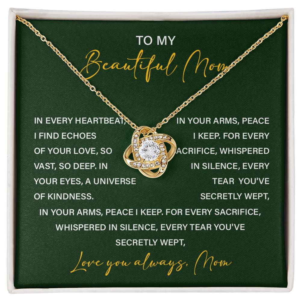 Necklace For Mom From Children With Meaningful Gift Box