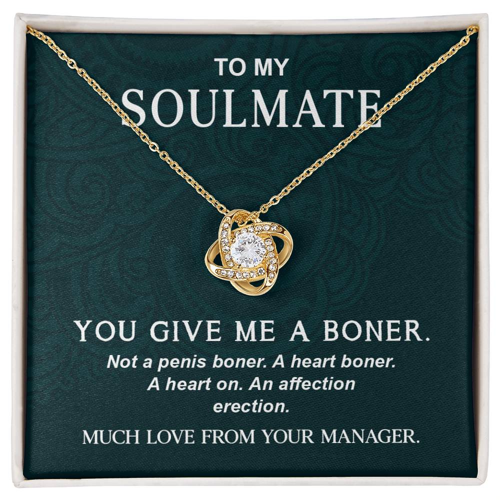 Funny Soulmate Necklace Gift from Your Manager