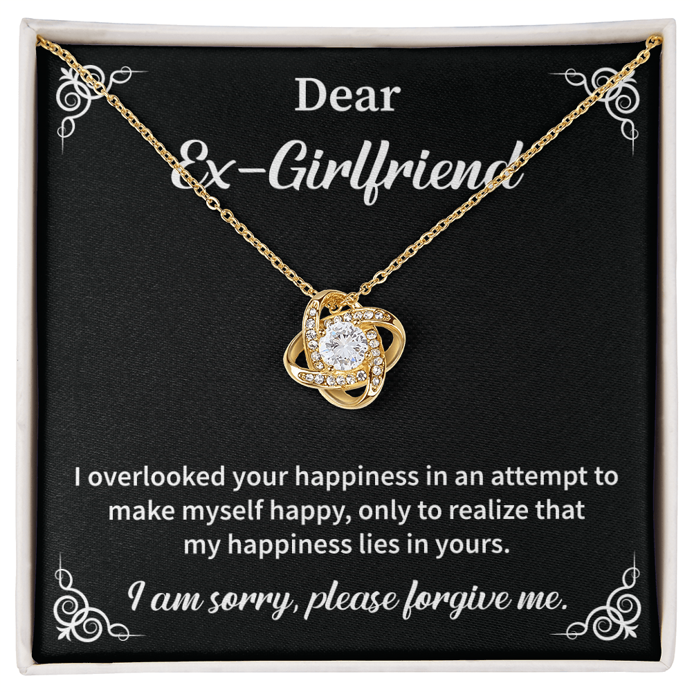 Apology Necklace Gift for Ex-Girlfriend – with Heartfelt Note