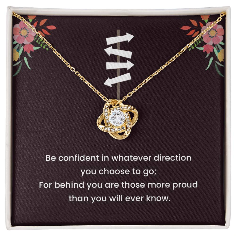 Graduation Gift Necklace for Daughter with Inspirational Card