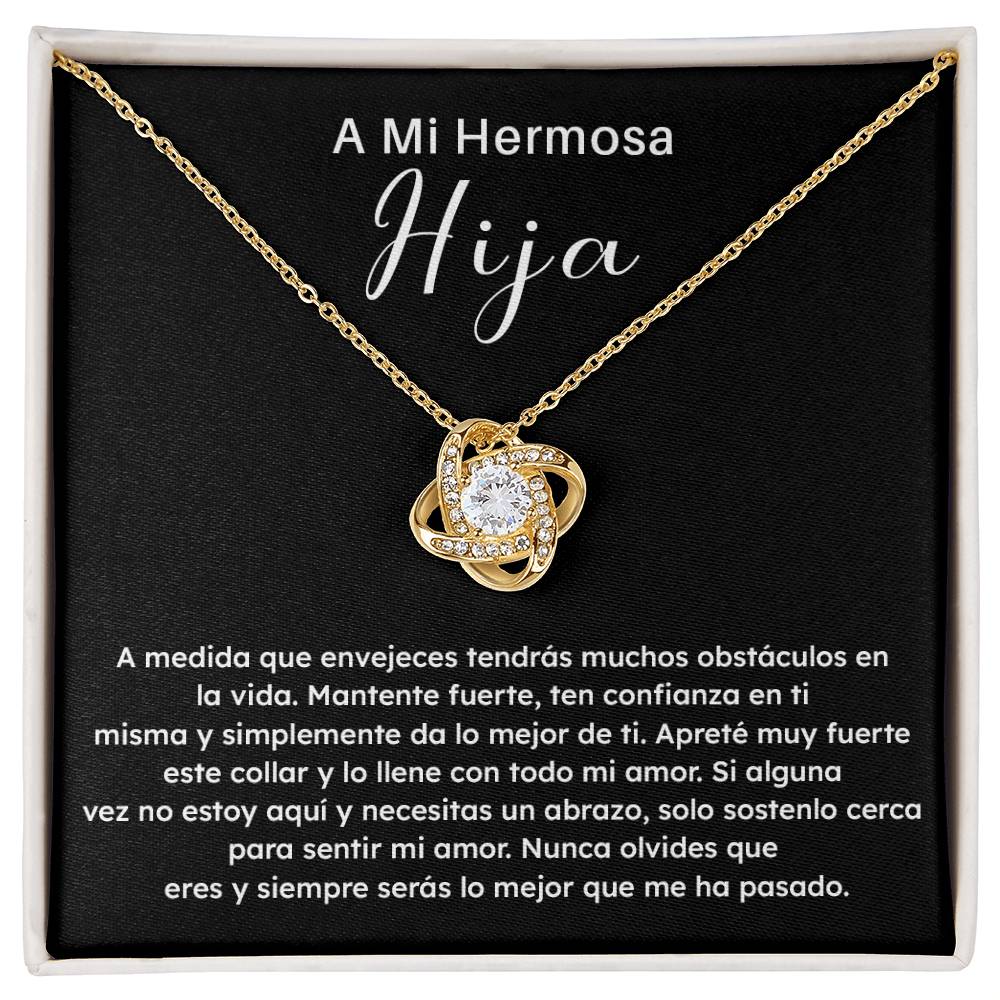 Collar Para Mi Hija – Mensaje de Fortaleza y Amor de Mamá