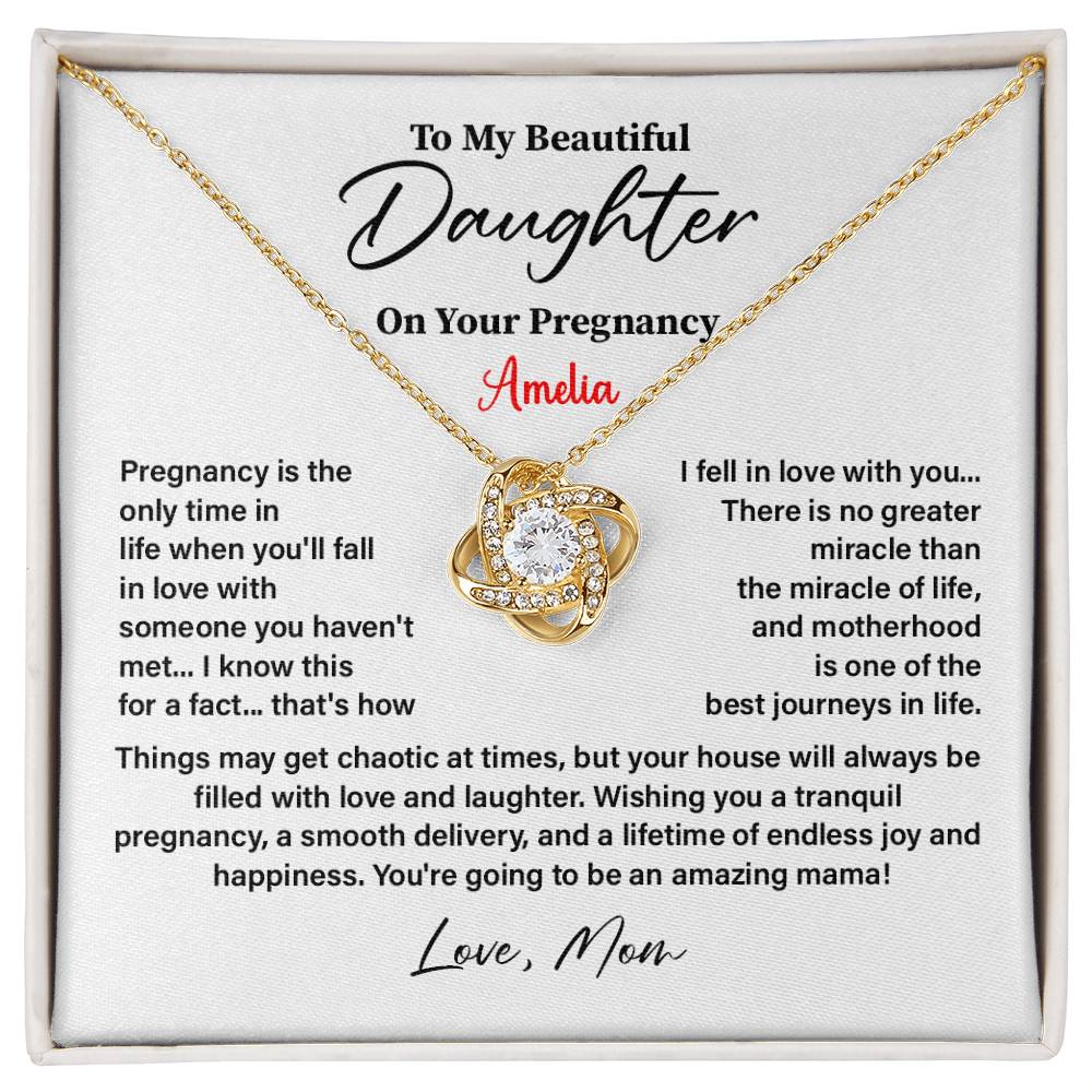 Daughter Pregnancy Gift from Mom – With Gift Card Box