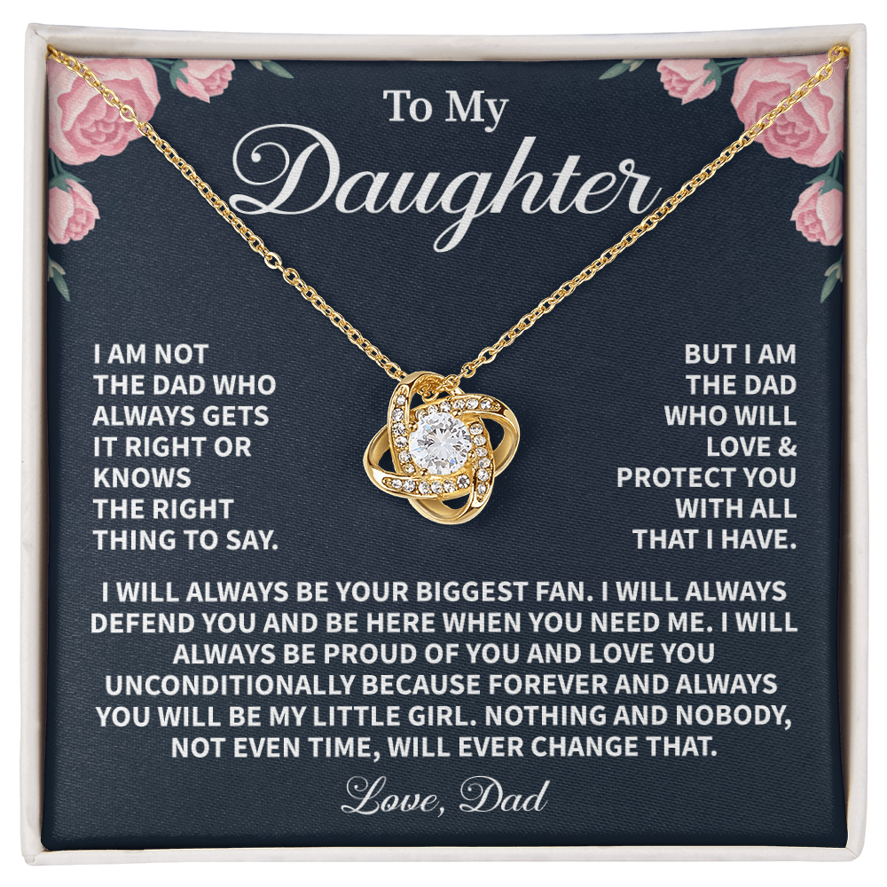 Daughter Necklace Gift from Dad Forever Your Girl