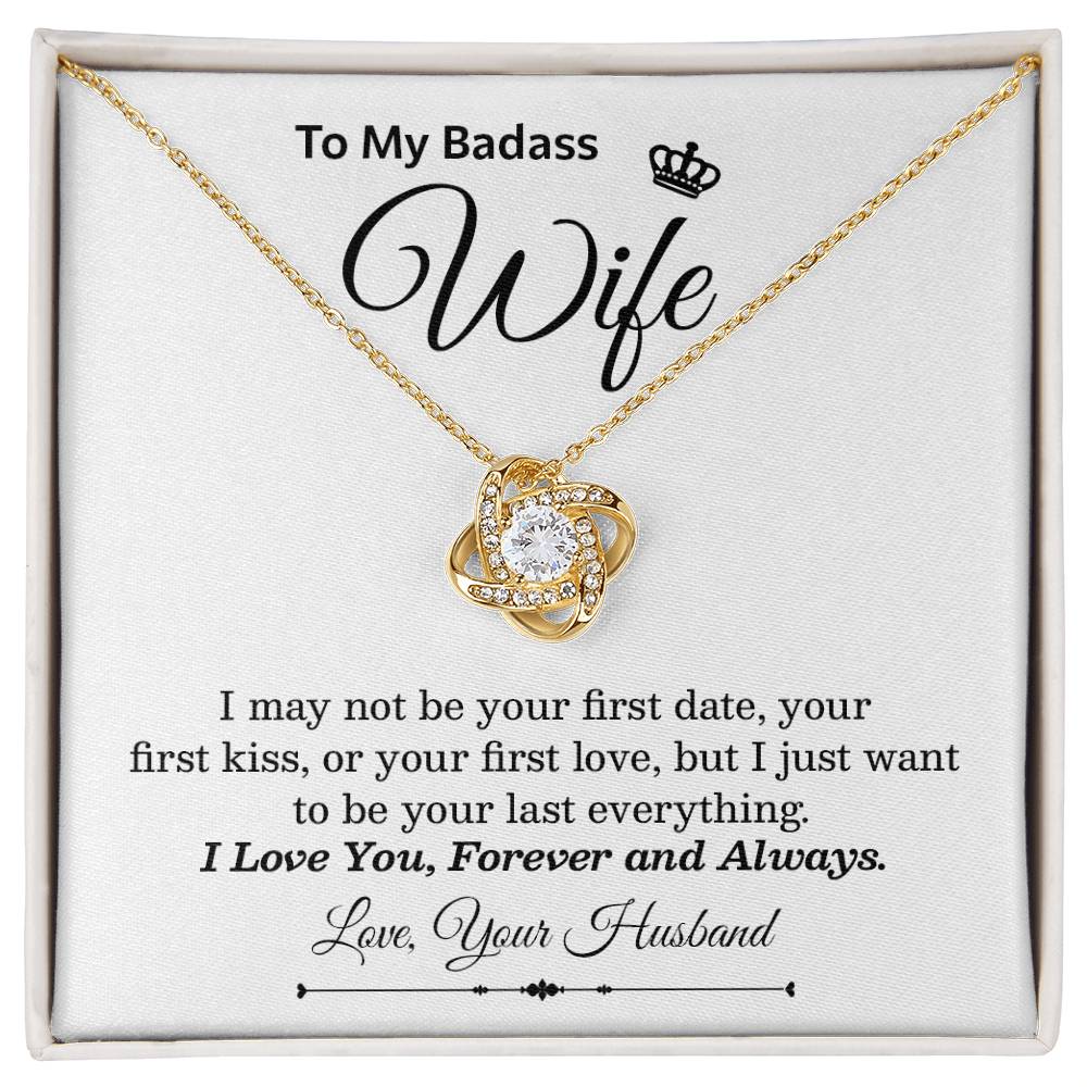 Wife Necklace Gift from Husband – Last Everything Card