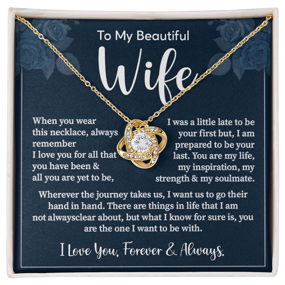 Gift for Wife from Husband – heartfelt Note with Jewelry