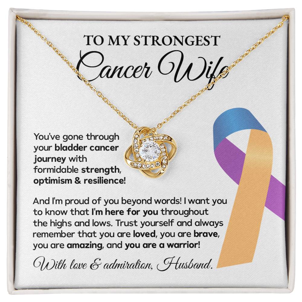 Bladder Cancer Wife Gift from Husband – Message Card
