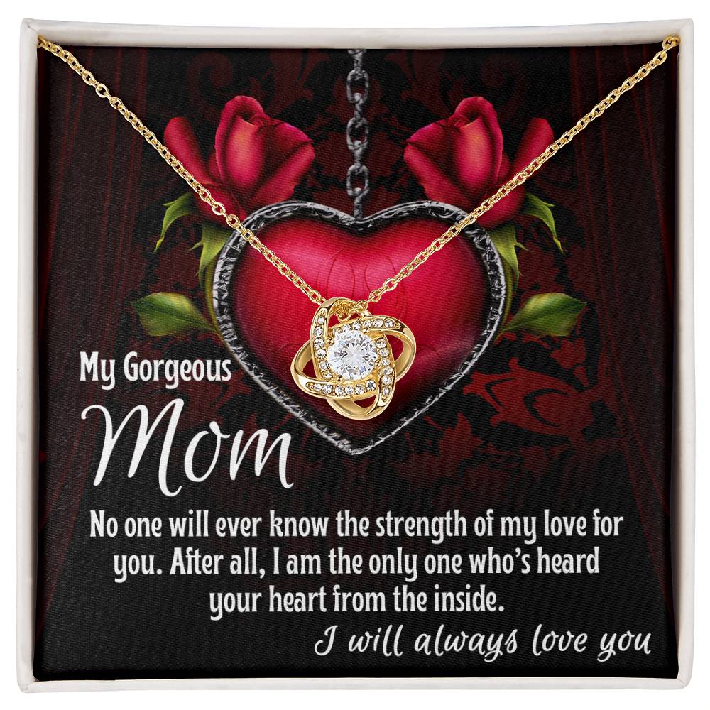 Necklace for Gorgeous Mom with Heartfelt Message – Elegant Gift Idea