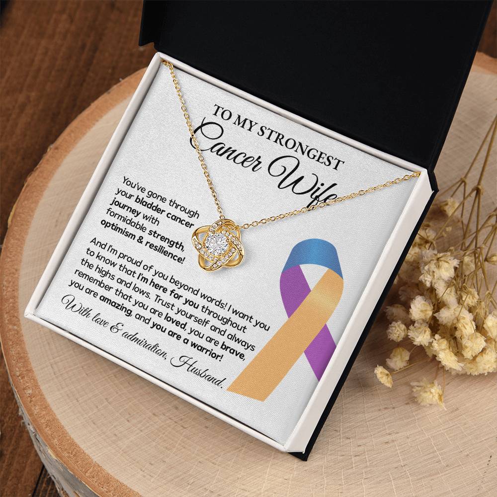 Bladder Cancer Wife Gift from Husband – Message Card