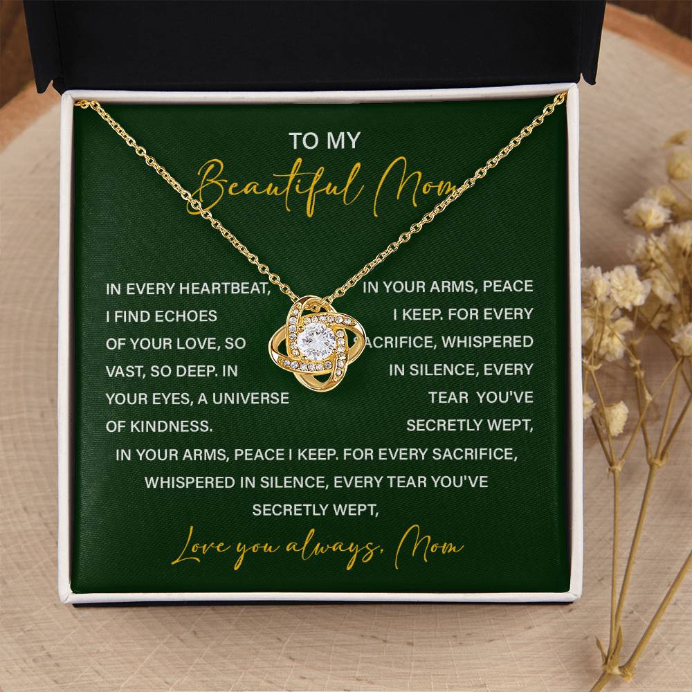 Necklace For Mom From Children With Meaningful Gift Box