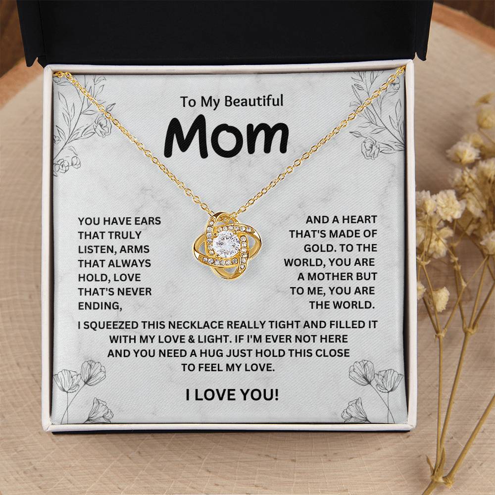 Necklace Gift for Mom from Daughter – Gift Box Included