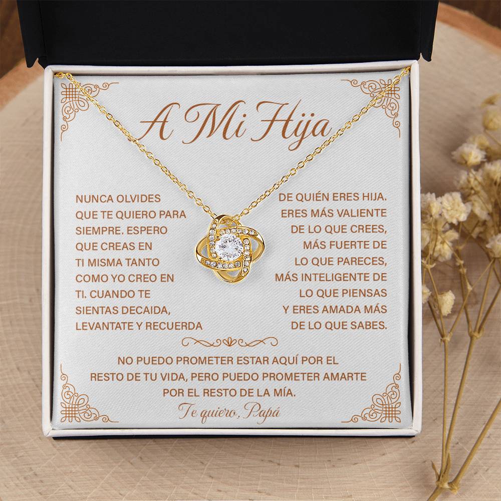 Collar de Papá a Hija – Regalo con Mensaje Inspirador