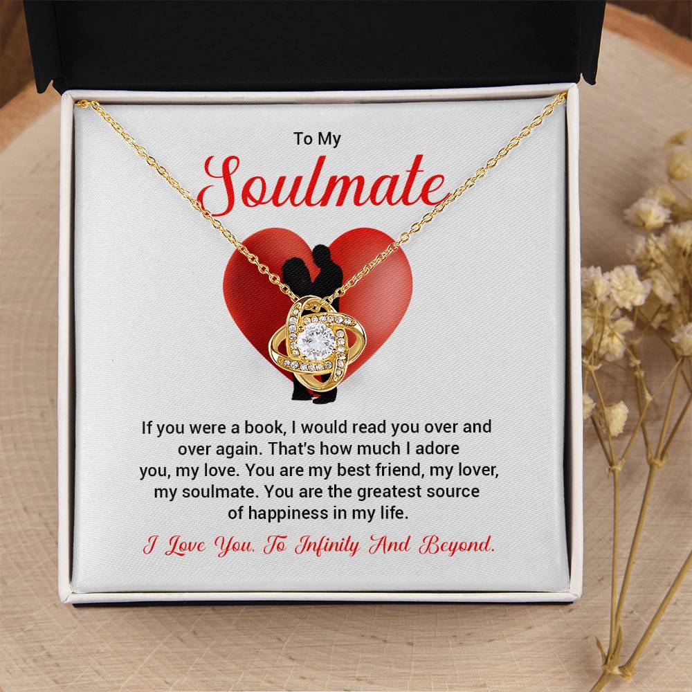 Soulmate Gift for Her – Infinity Love Message Card