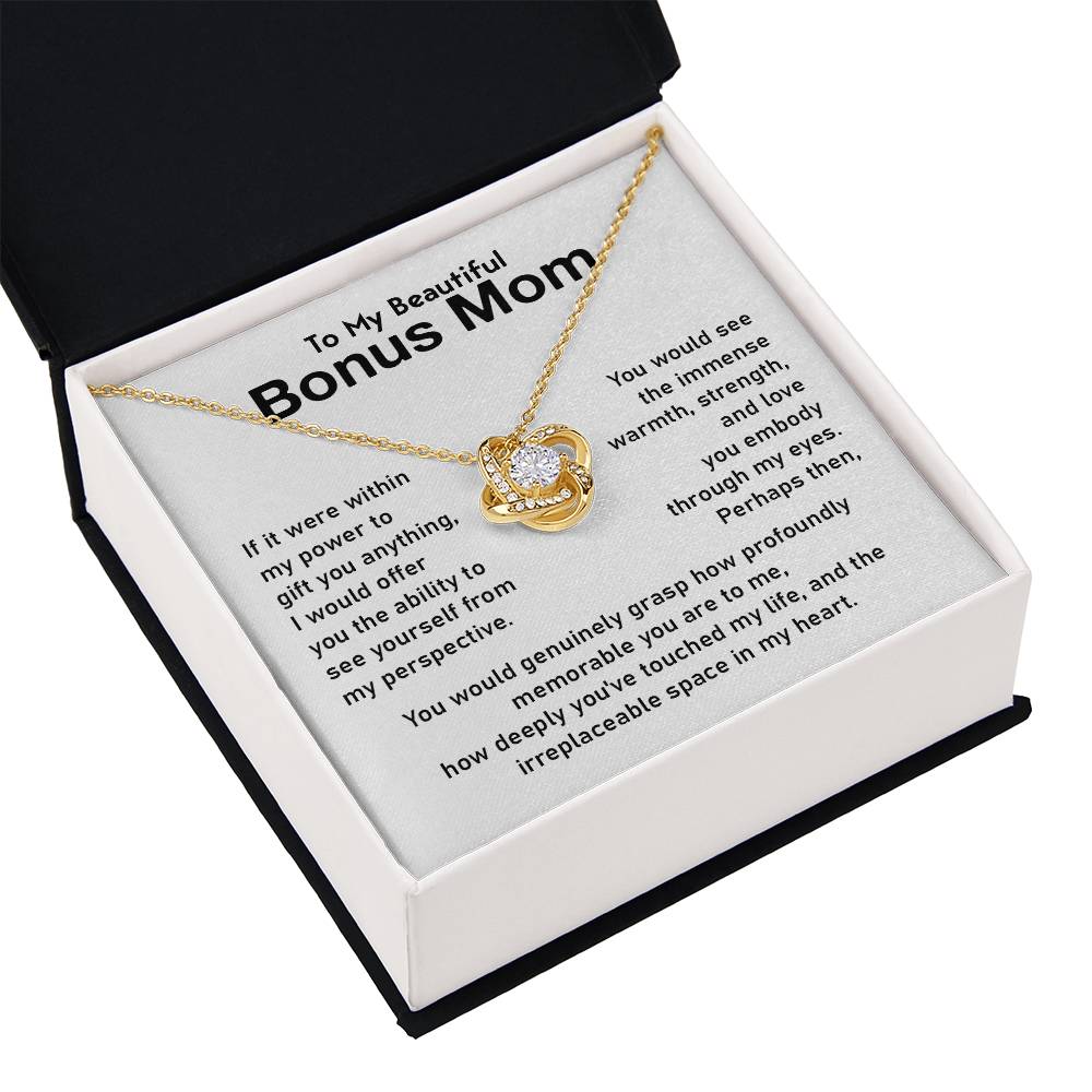 Bonus Mom Jewelry Gift With Emotional Message Card