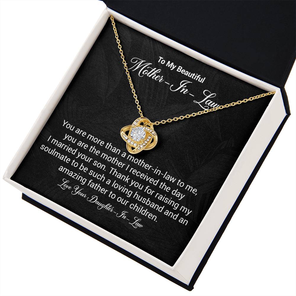 Mother-In-Law Necklace Gift from Daughter-In-Law Box